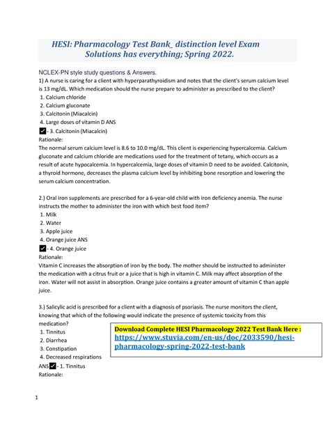 ati comprehensive predictor <strong>2022 test bank</strong> Download ATI RN <strong>Pharmacology</strong> (8. . Hesi pharmacology test bank 2022